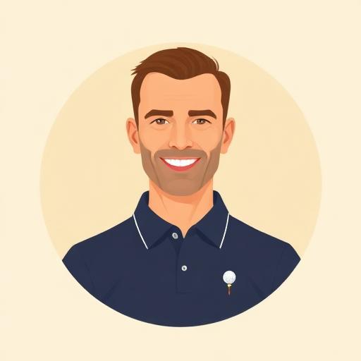 Portret van Ruben van Laar, Golftrainer & materiaalexpert